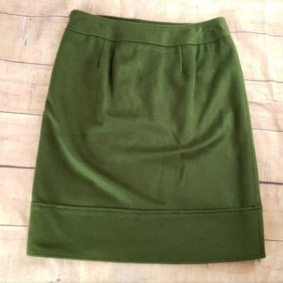 Ann Taylor Wool Blend Pencil Skirt Size 2 - Picture 3 of 6